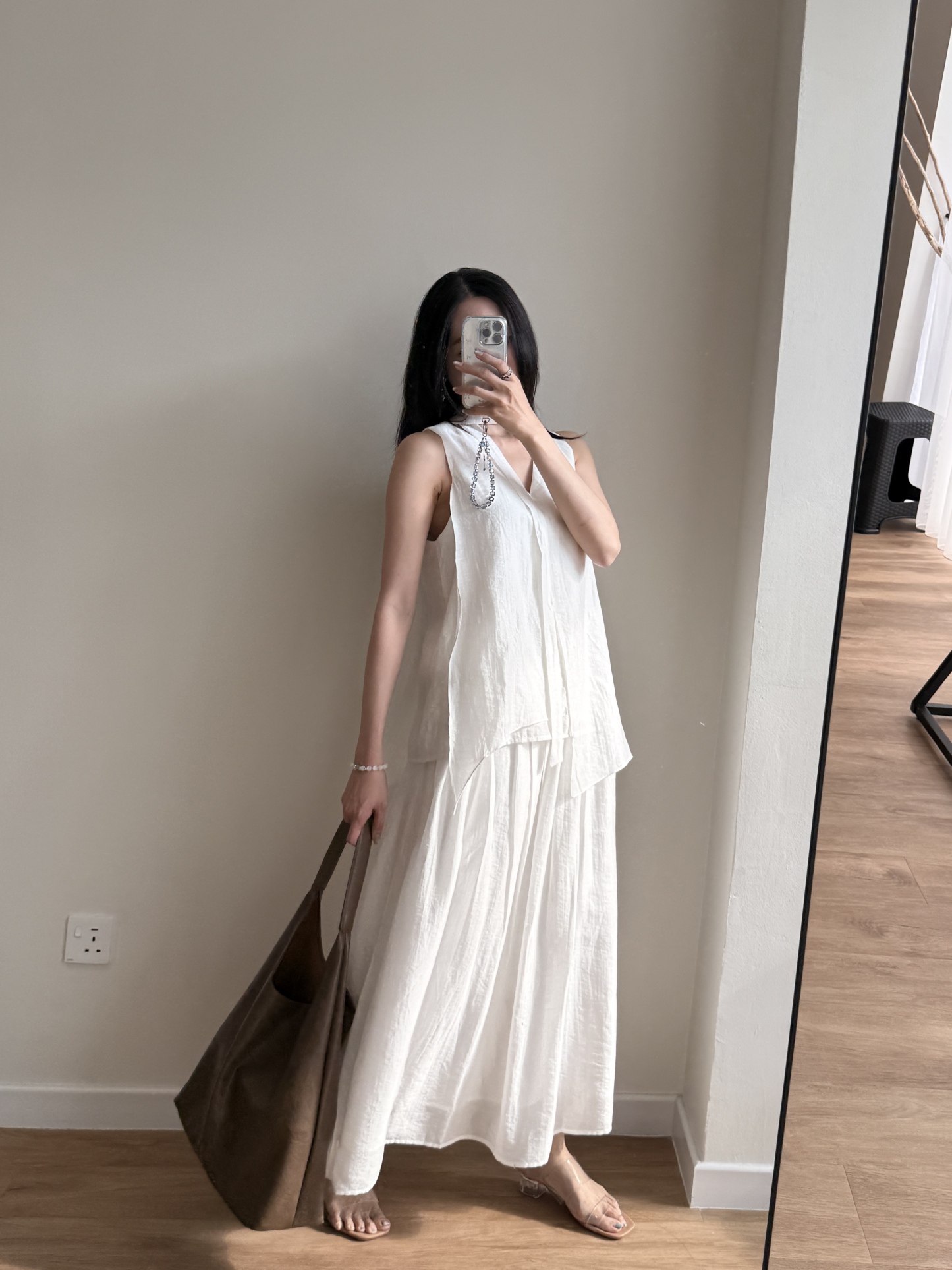 Peyton Tencel Sleeveless Top & Skirt Set 