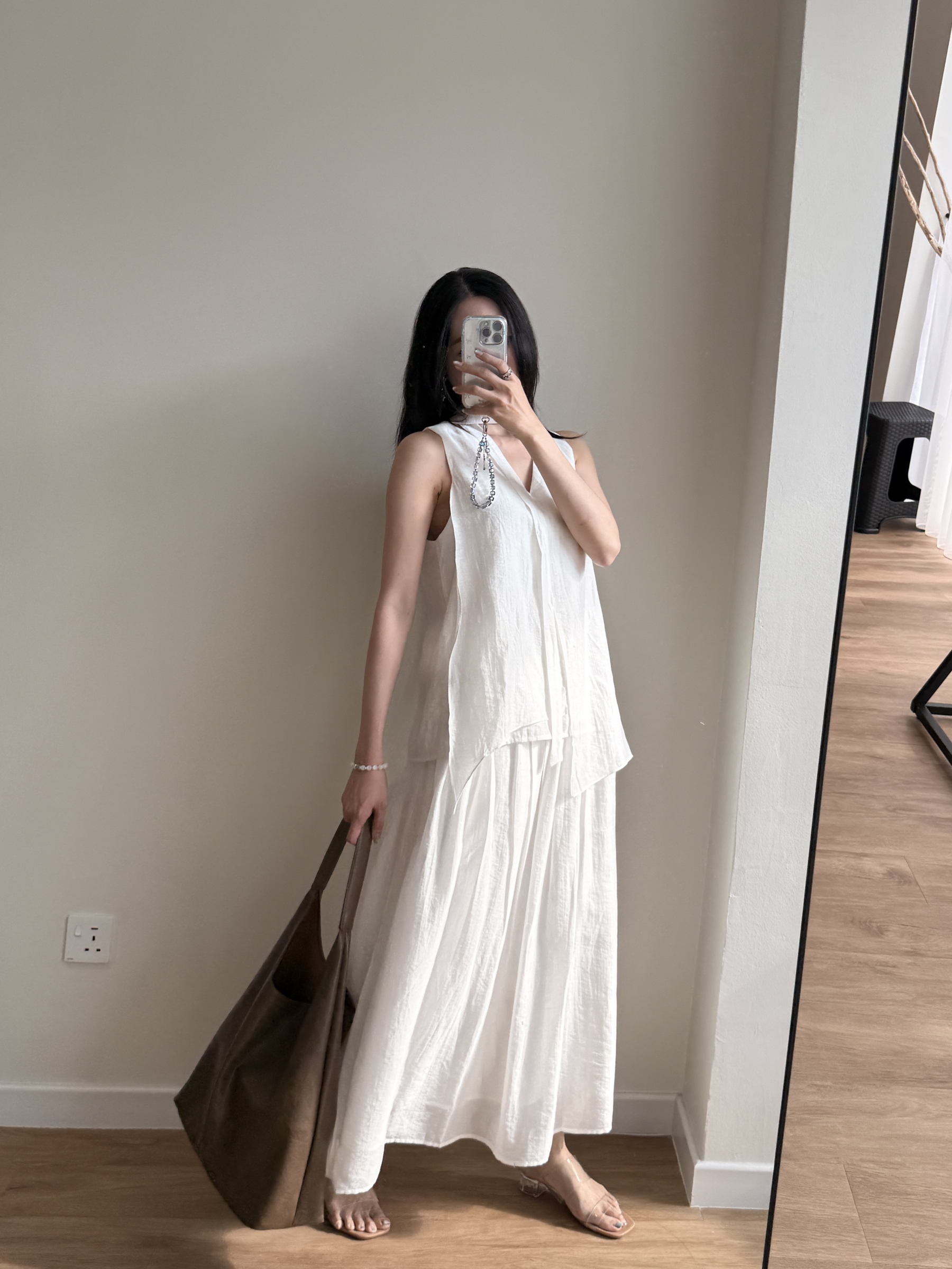 Peyton Tencel Sleeveless Top & Skirt Set 