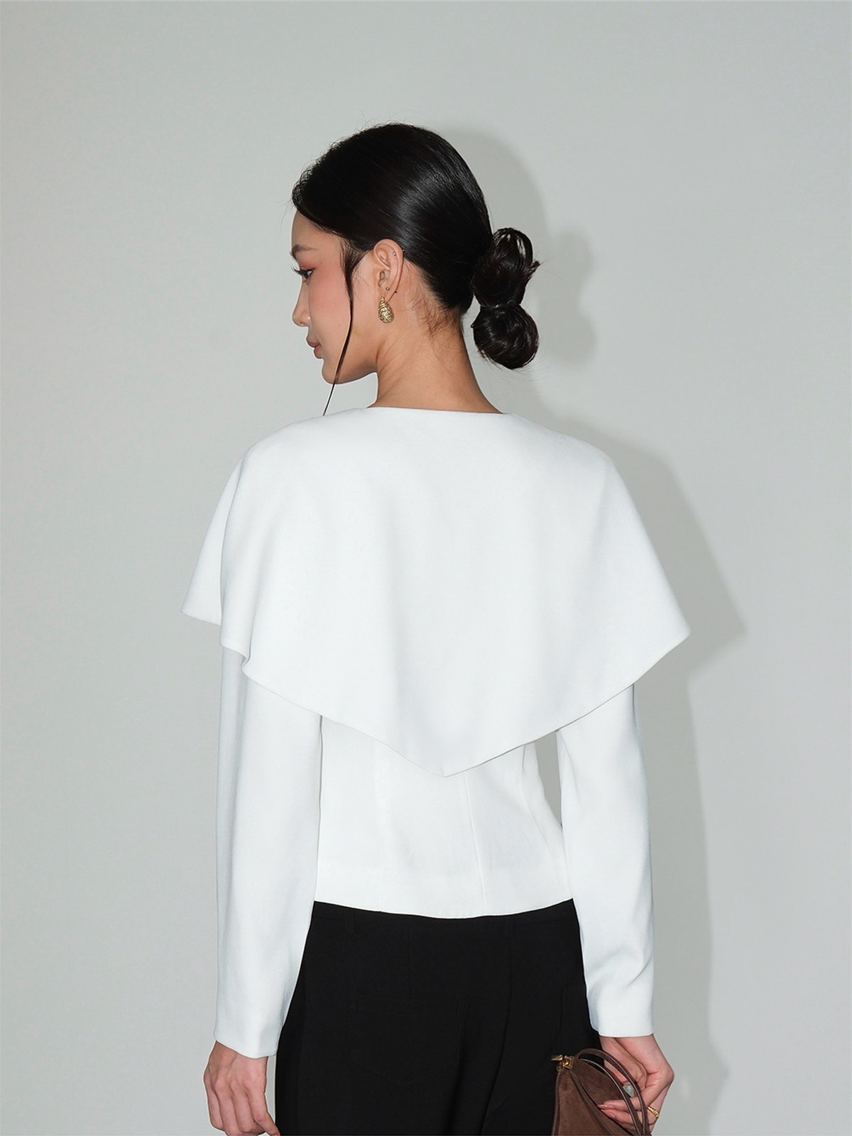 Louie Sculpted Capalet Blazer