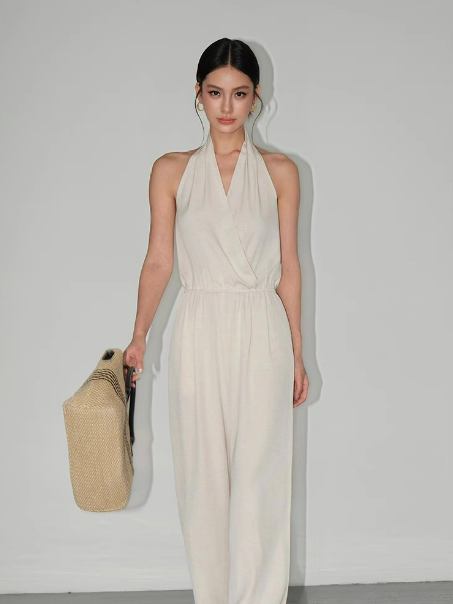 Whitley Halter Neck Jumpsuit