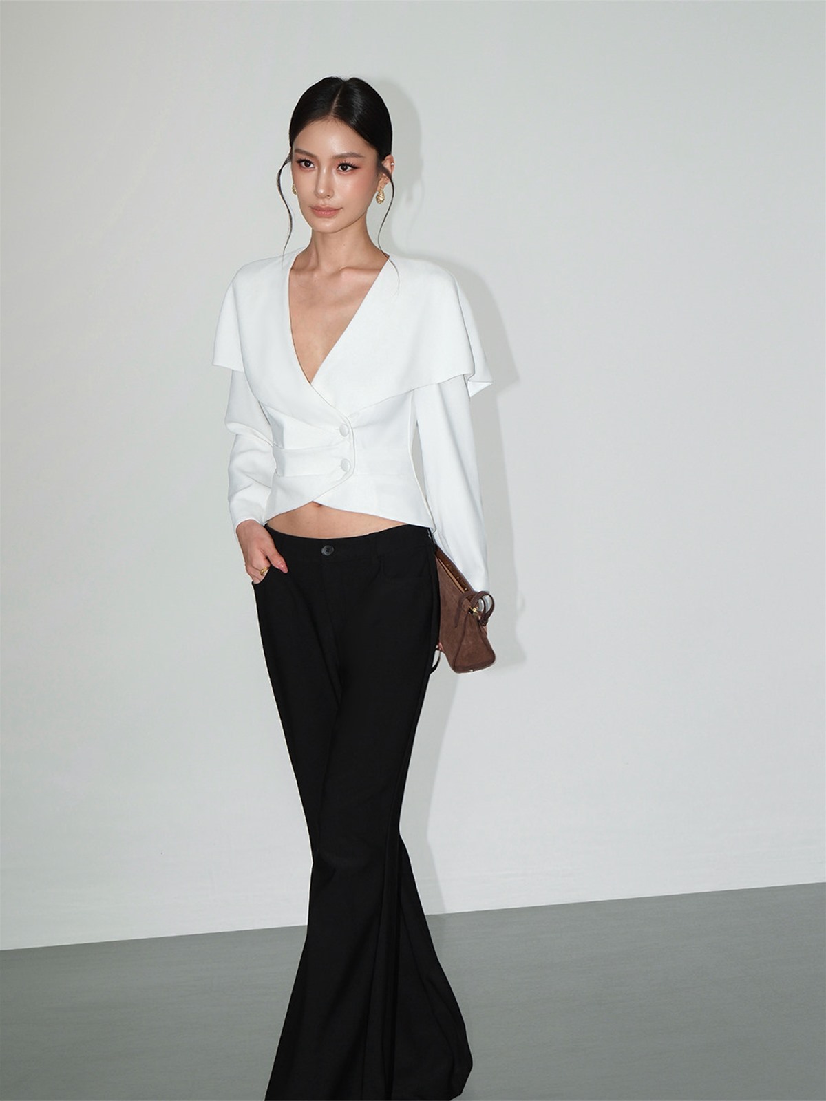 Louie Sculpted Capalet Blazer