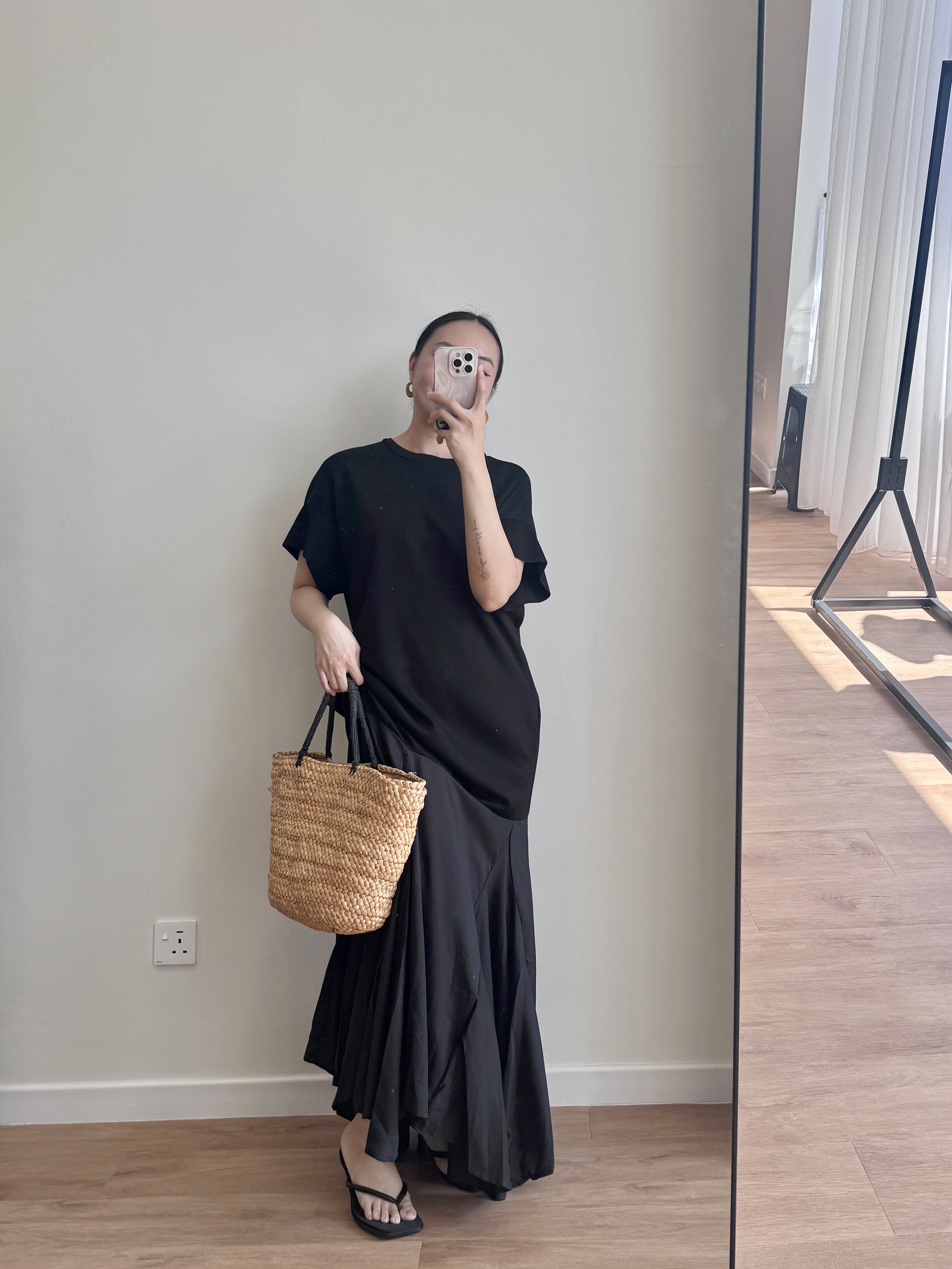 Vivica Sheer Flare Dress