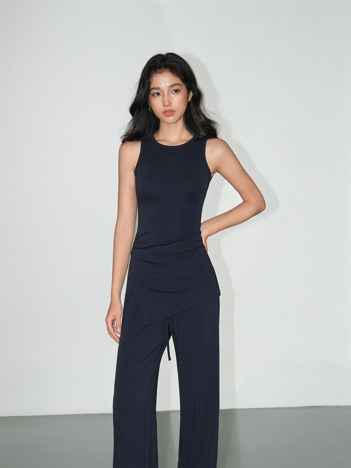 Lenora Draped Tank Top & Wide-Leg Pants (Sold Separately)