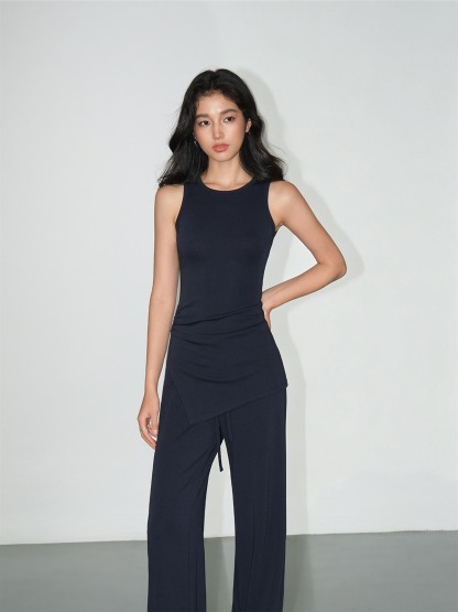 Lenora Draped Tank Top & Wide-Leg Pants (Sold Separately)