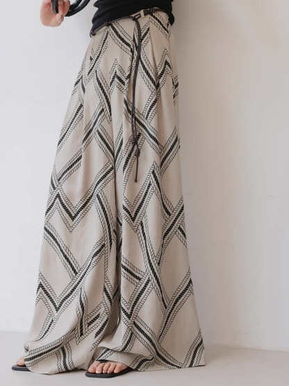 Michelle Grid Culottes