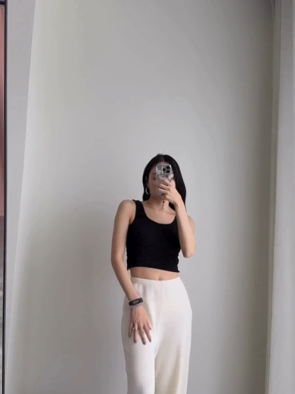 Quyen Crossed Low Back Padded Top