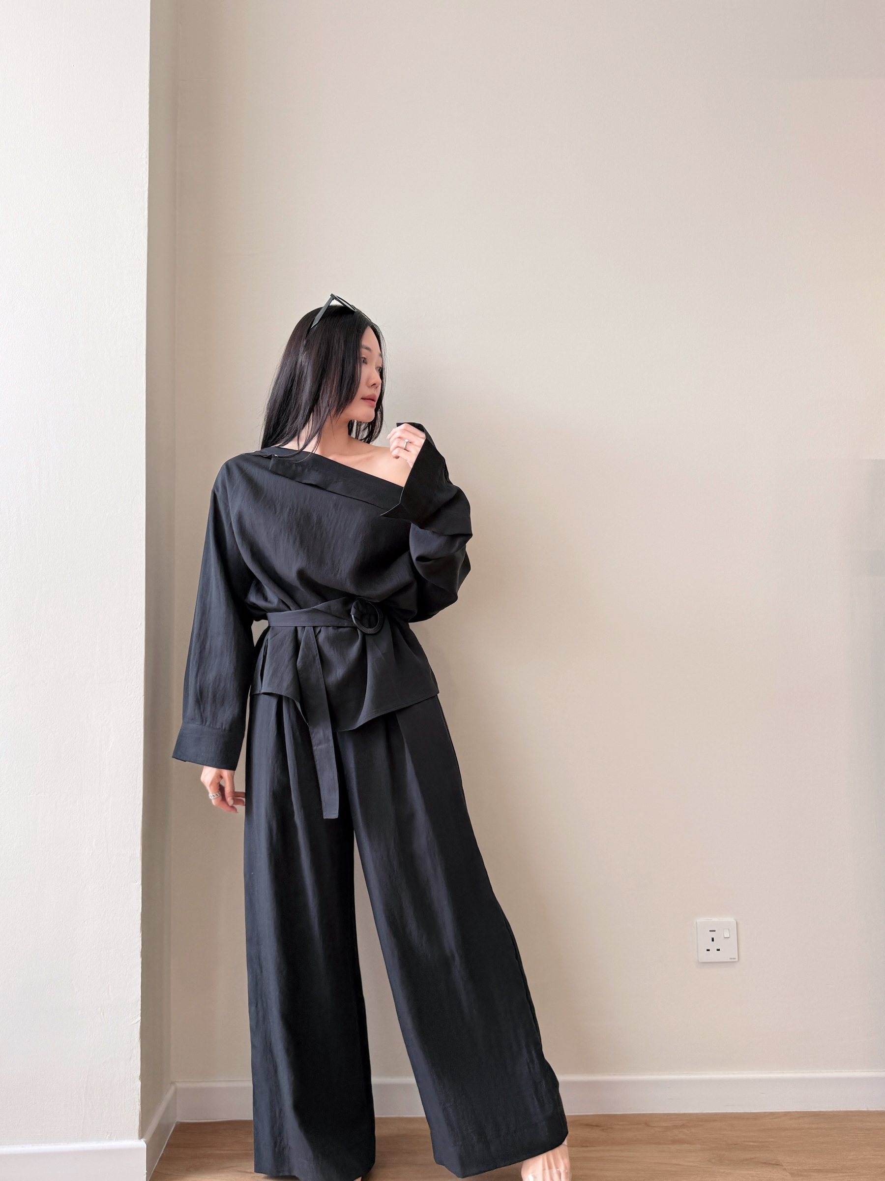 Warren One Shoulder Top & Pants Set