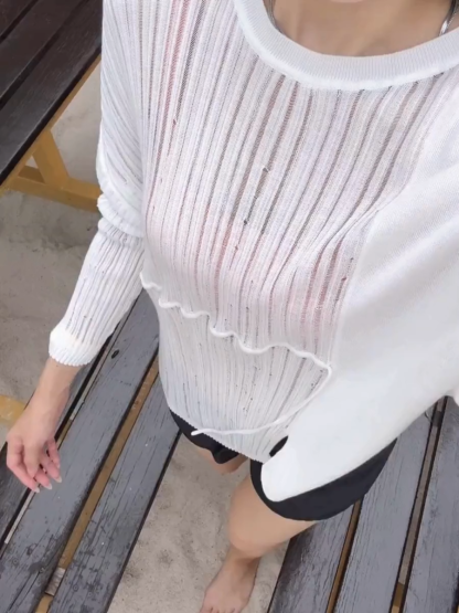 Erin Sheer Knit Top
