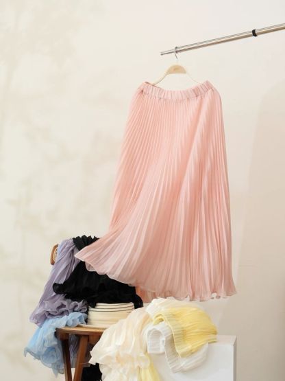 Ling Cang Pleated Skirt