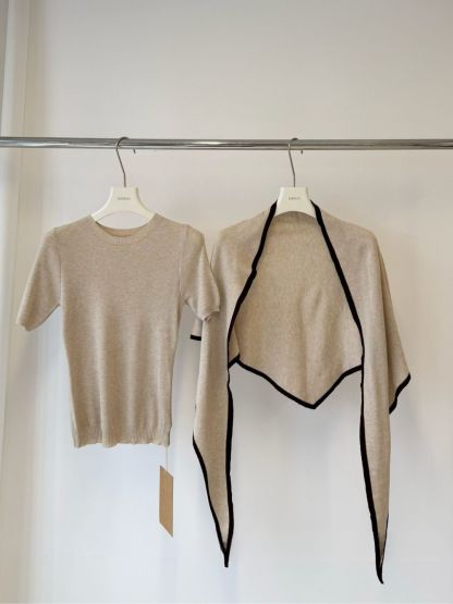 Yonaly Top & Shawl Two Pieces Top