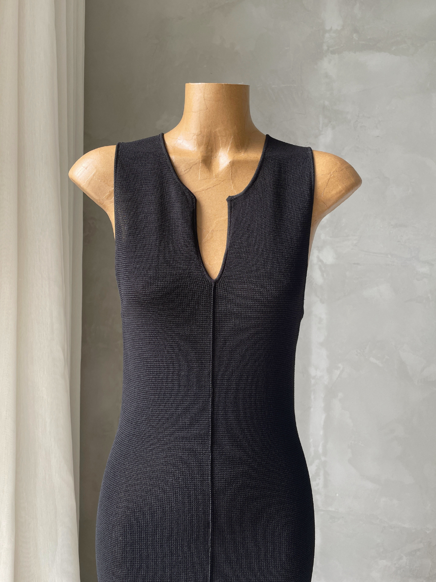 Gaspard V-Neck Maxi Dress (Discounted-Free Size)-The Black Bow-