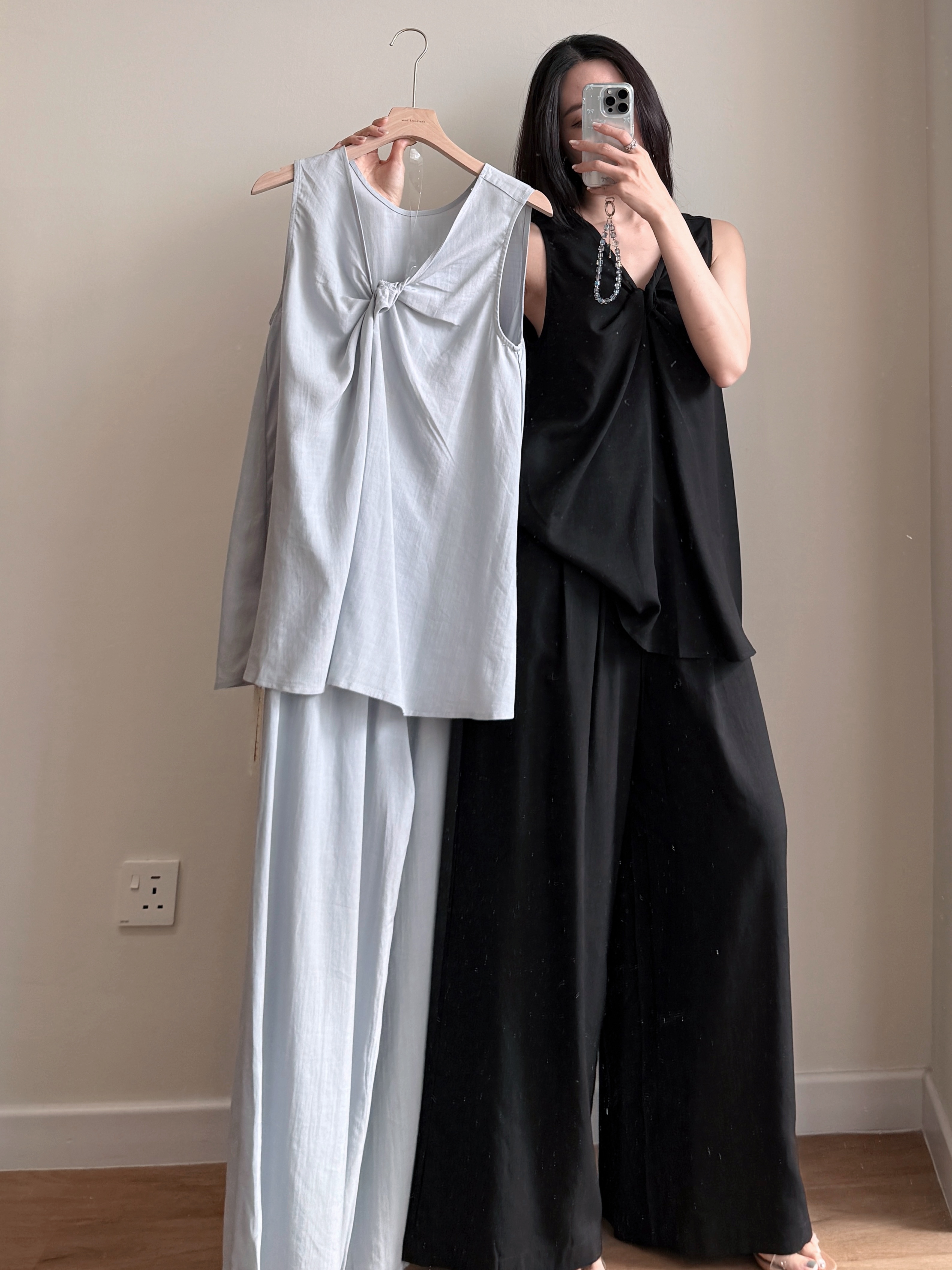 Penelop Front Knot Top & Pants Set