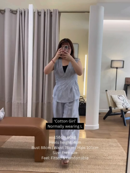 Chandel Wrap Top & Pants Set (PTS104)