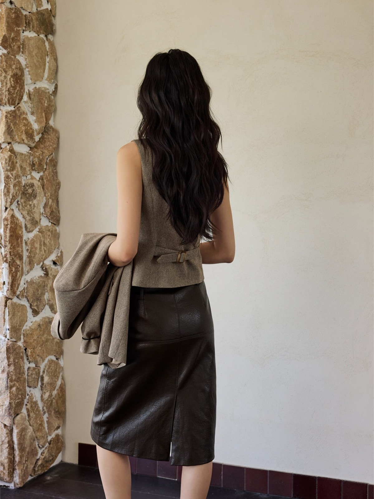 Honory Textured Blazer & Vest (Sold Separately)