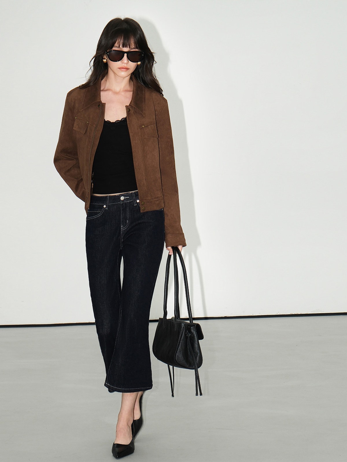 Laurel Cropped Flare Jeans