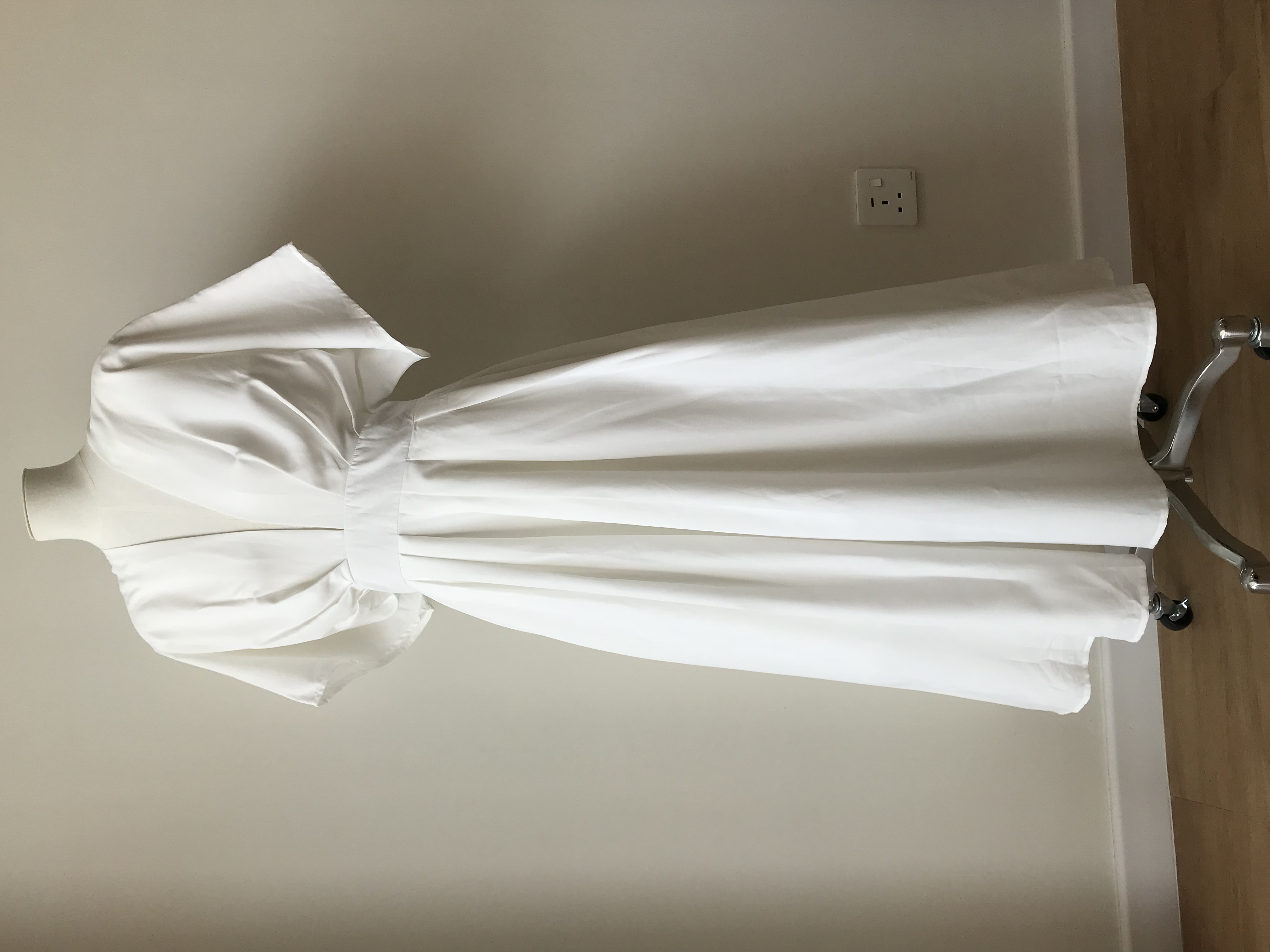 Violet Structured V-Neck Dress