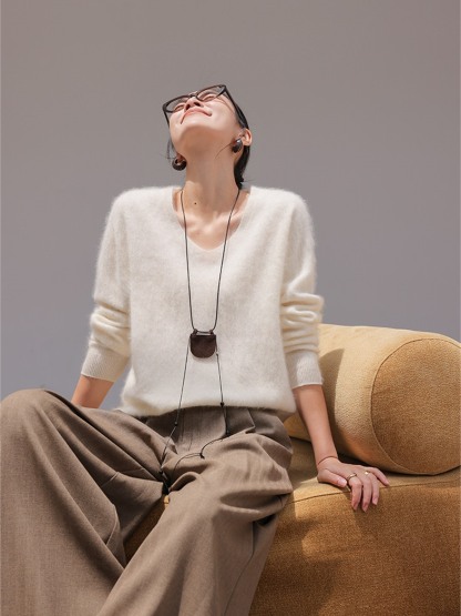 Heranny Furry Wool Top