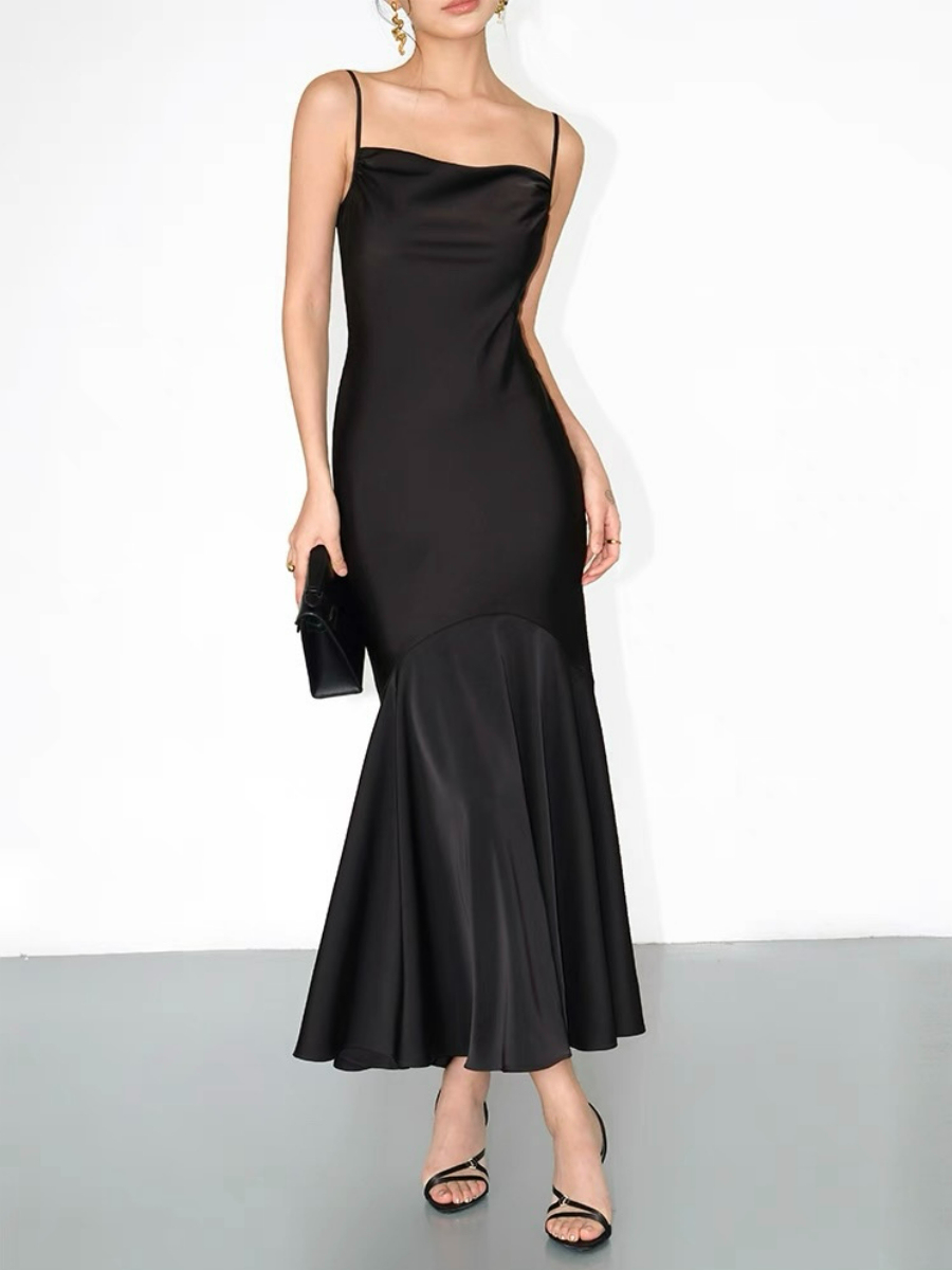 Kavya Swing Collar Cami Dress