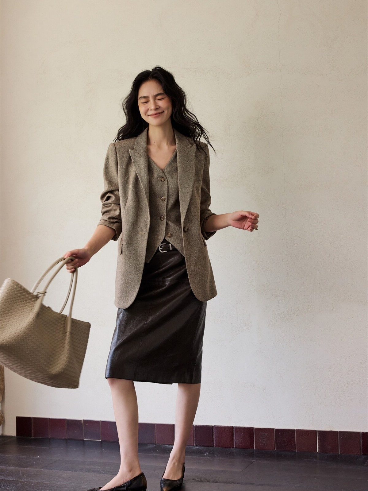 Honory Textured Blazer & Vest (Sold Separately)