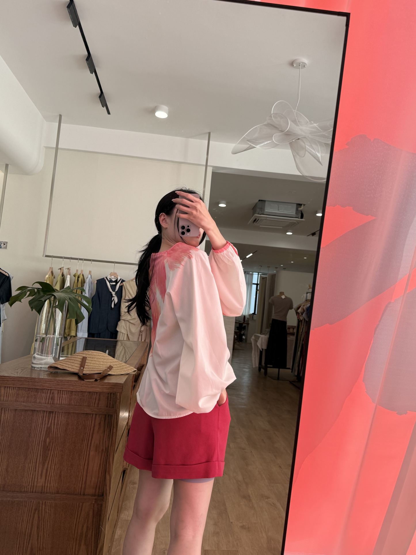 Virginia Floral Lantern Sleeve Top