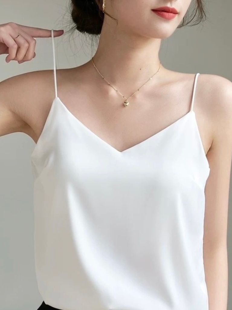 Quella Satin Padded Cami Top