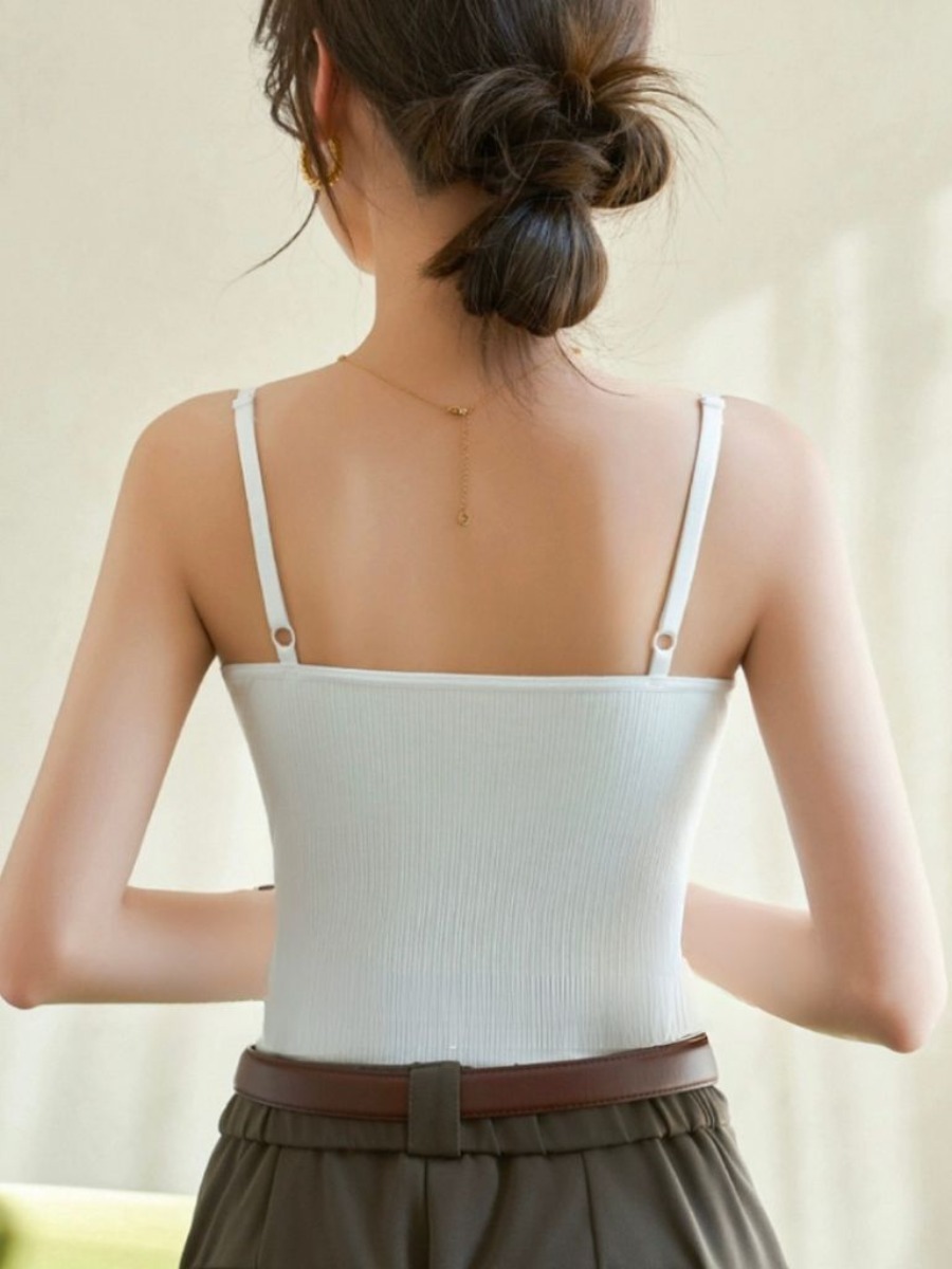 Qyu Lacey Padded Cami Top