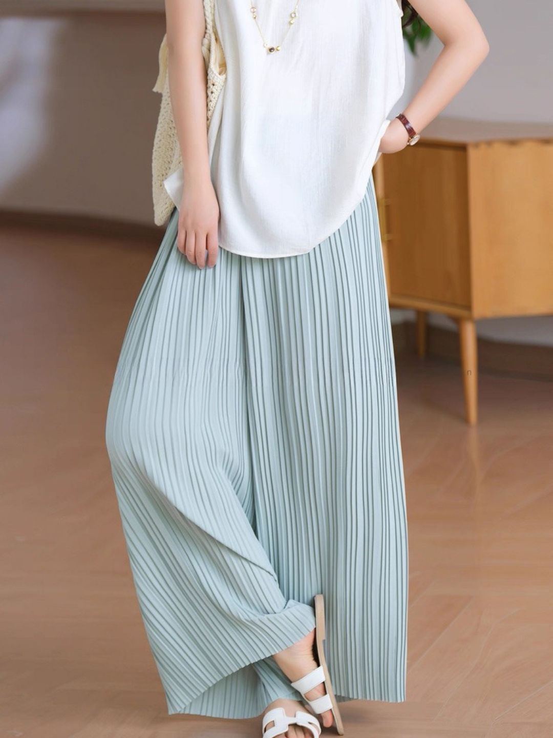 Ling Fei Delicate Pleated Culottes
