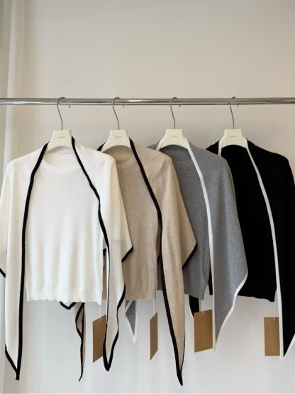 Yonaly Top & Shawl Two Pieces Top