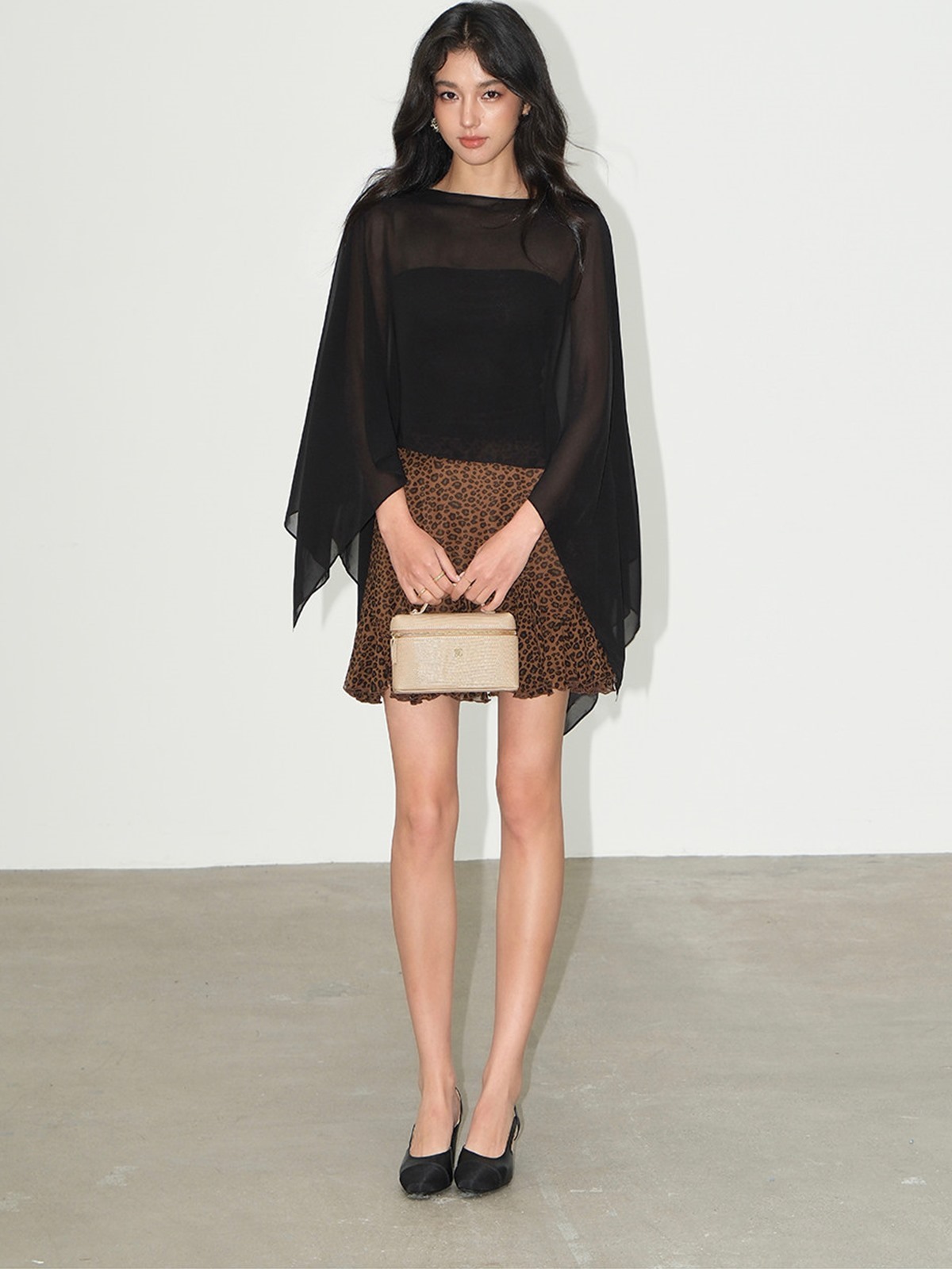 Liora Chiffon Cape & Tube Top (Sold Separately)