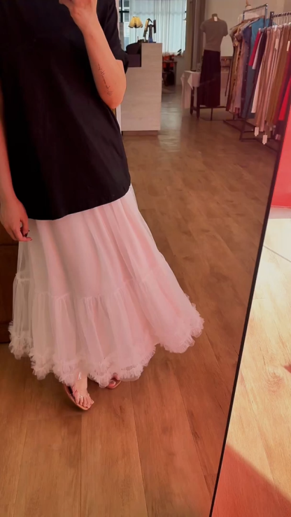 Venyce Layered Mesh Skirt