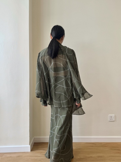 Wayan Graphic Print Skirt