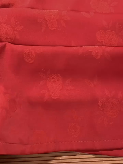 Lu Ai Jacquard Floral Cheongsam