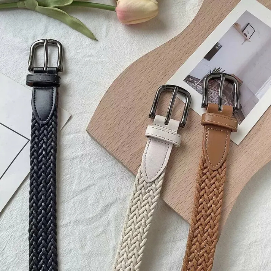 Chloe Weave Belt-The Black Bow-