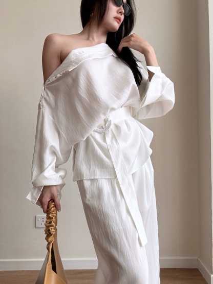 Warren One Shoulder Top & Pants Set