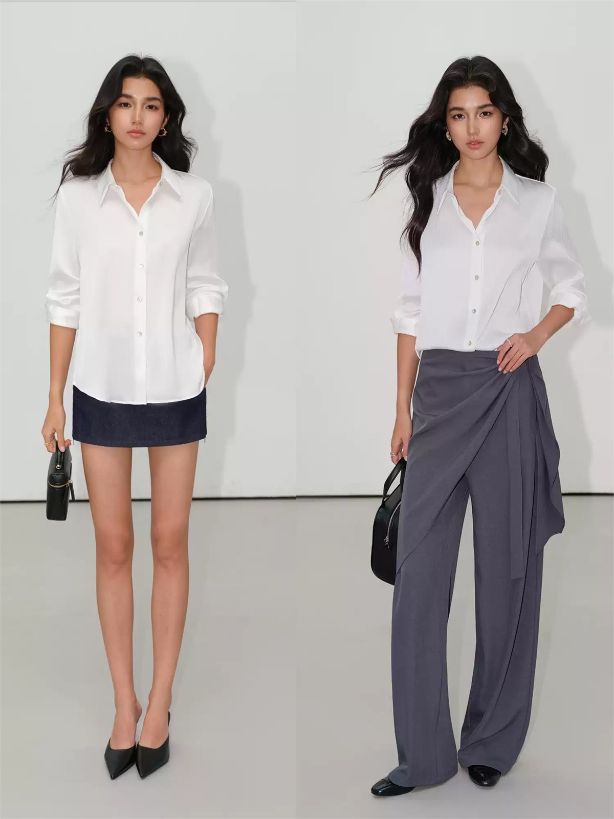 Jocelyn Textured Long Sleeve Shirt