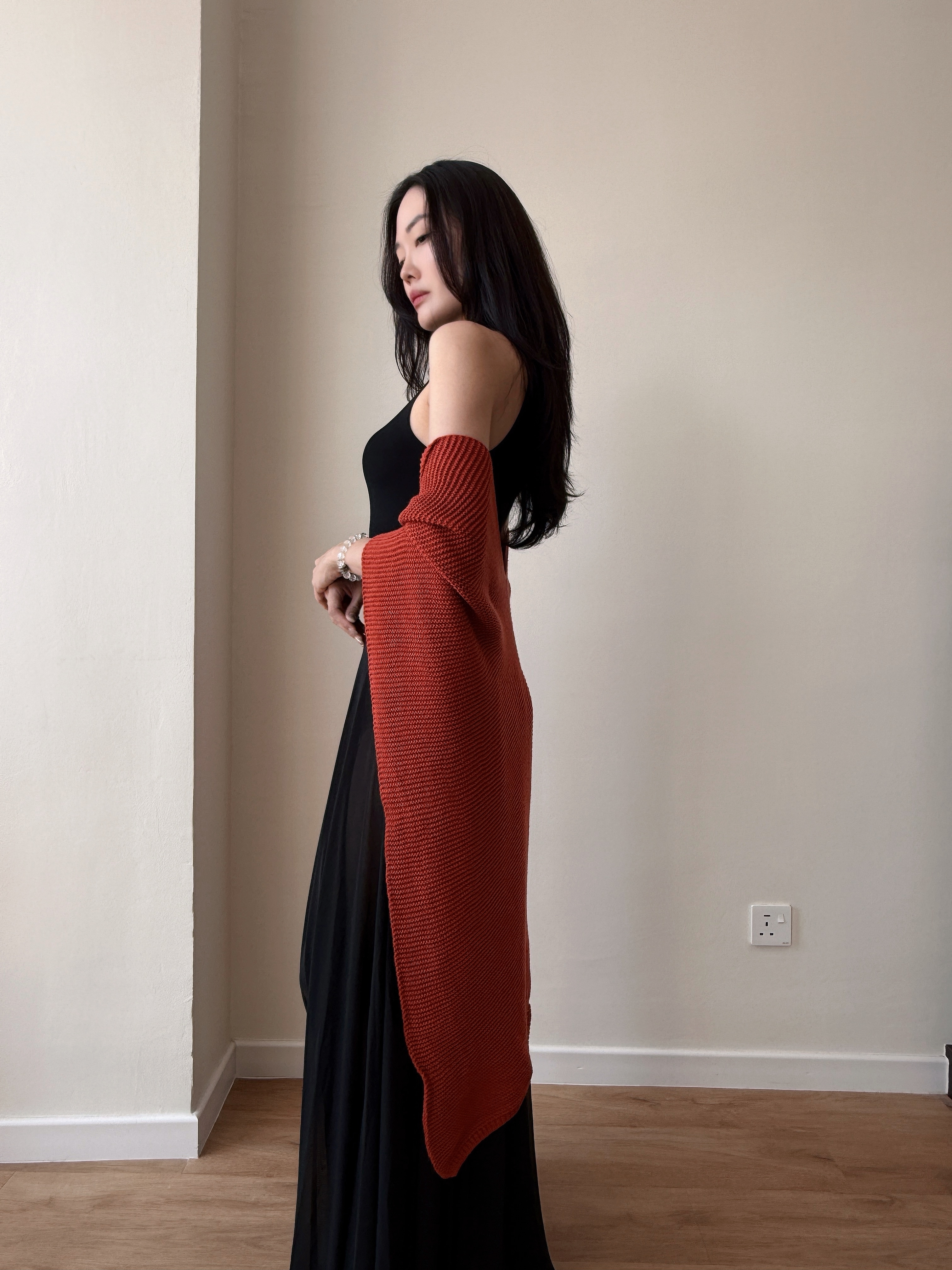 Dracula Bodycon Sheer Maxi Dress