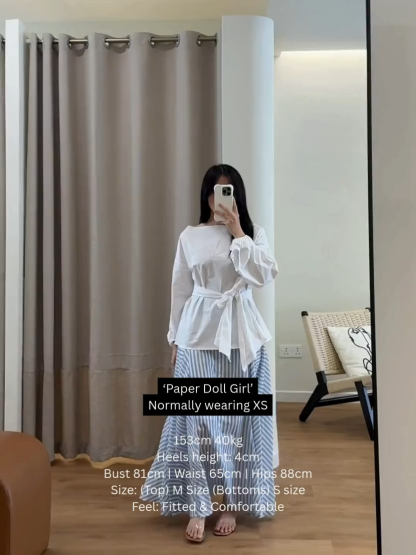Veronica Off Shoulder Lantern Sleeve Top
