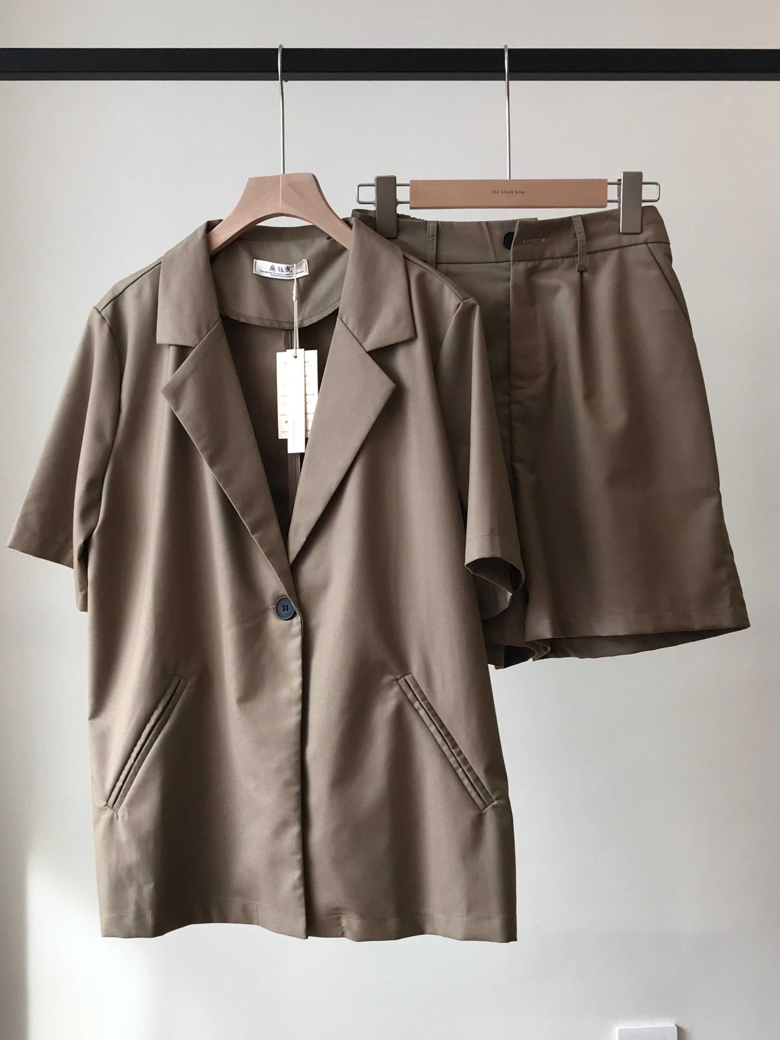 Den Short Sleeves Blazer & Shorts Set