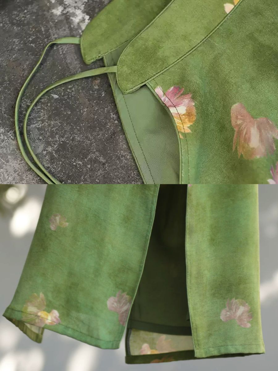 Yun Di Floral Halter Cheongsam