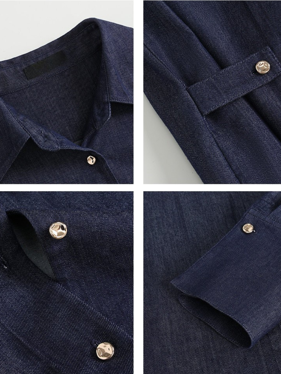 Jeannine Denim Shirt & Mini Skort (Sold Separately)