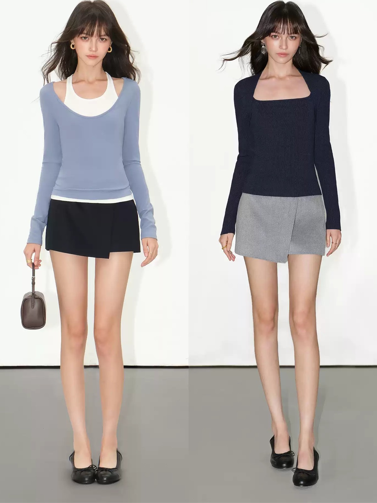 Jeanette Tailored Mini Skort