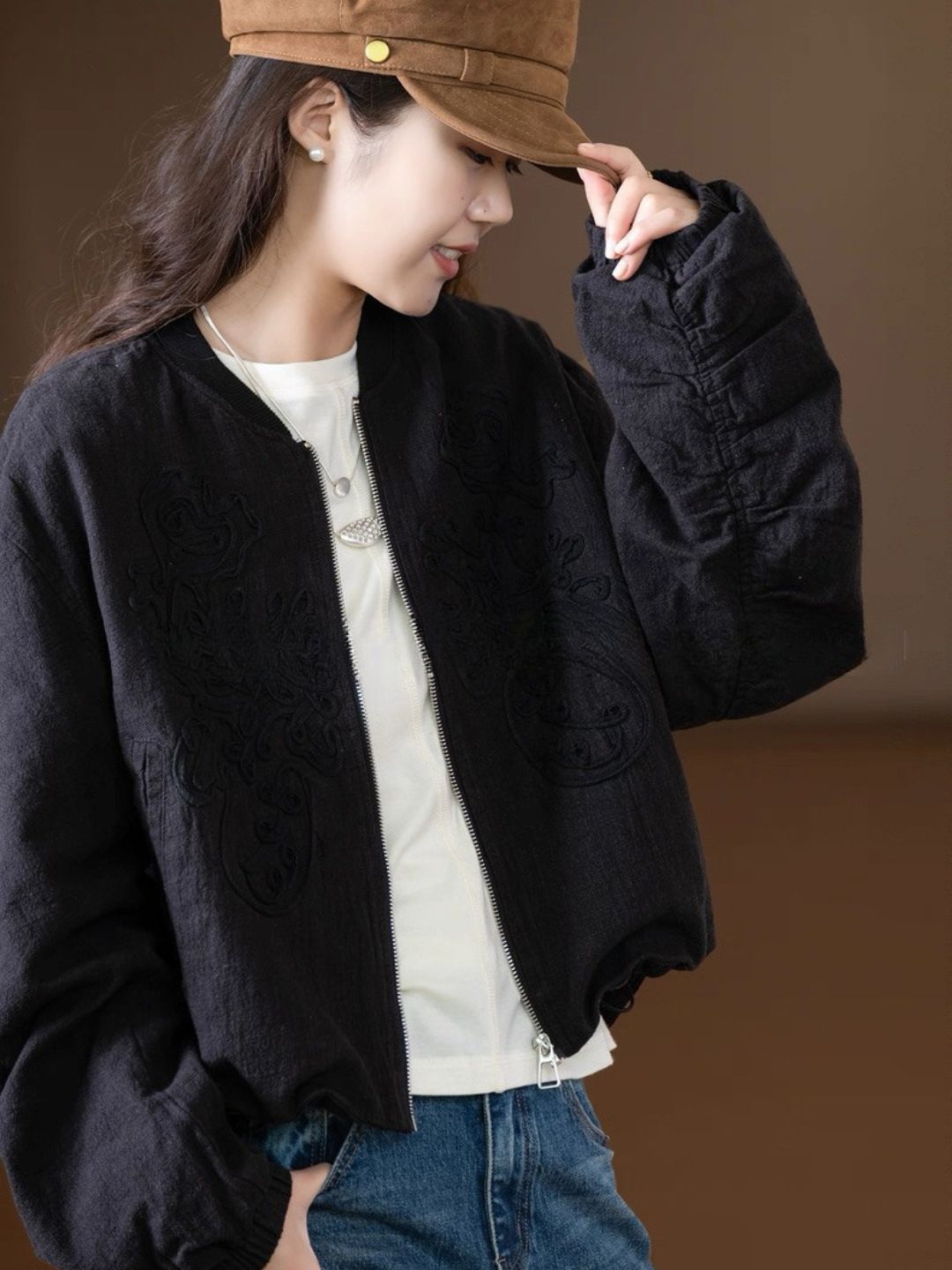 Ling Hui Linen Oriental Jacket