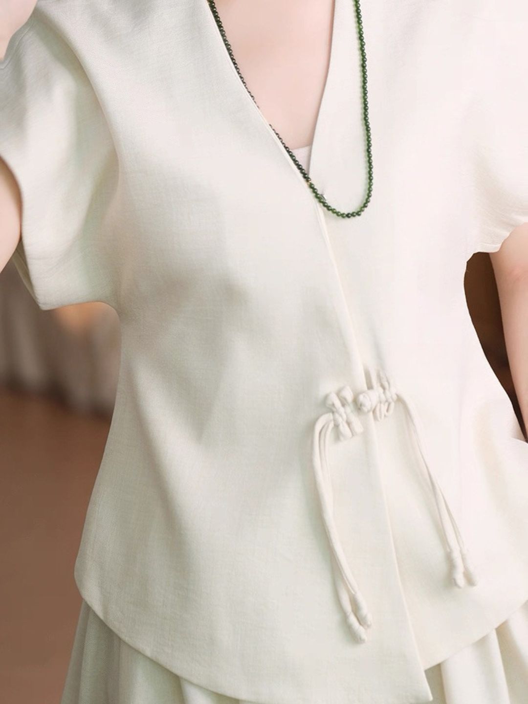 Ling Hua Oriental Top & Skirt Set