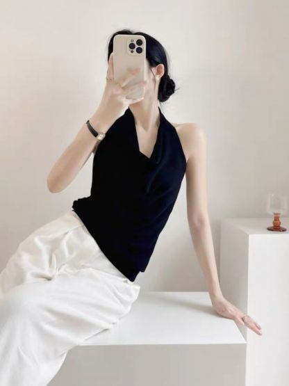 Landry Swing Collar Knit Top