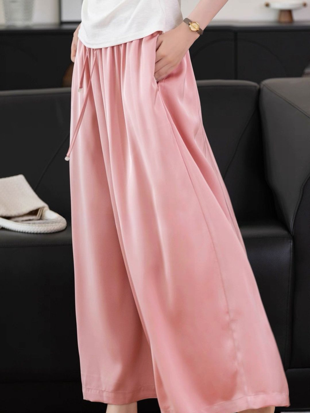 Ling Fang Satin Culottes
