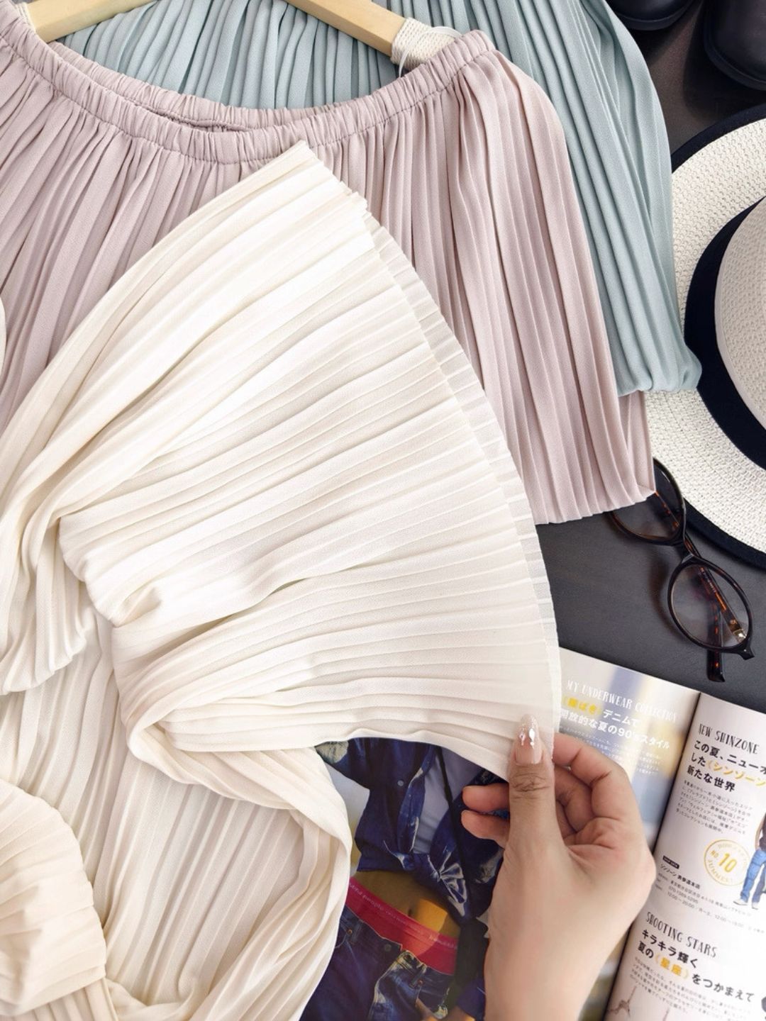 Ling Fei Delicate Pleated Culottes