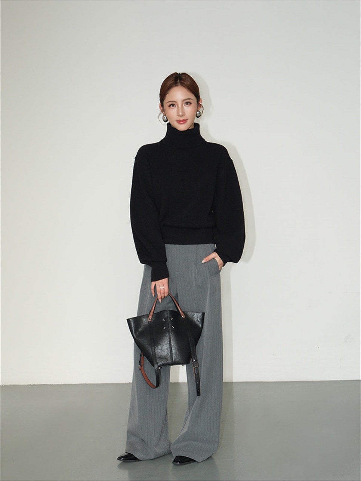 Lydia Relaxed Turtleneck Sweater