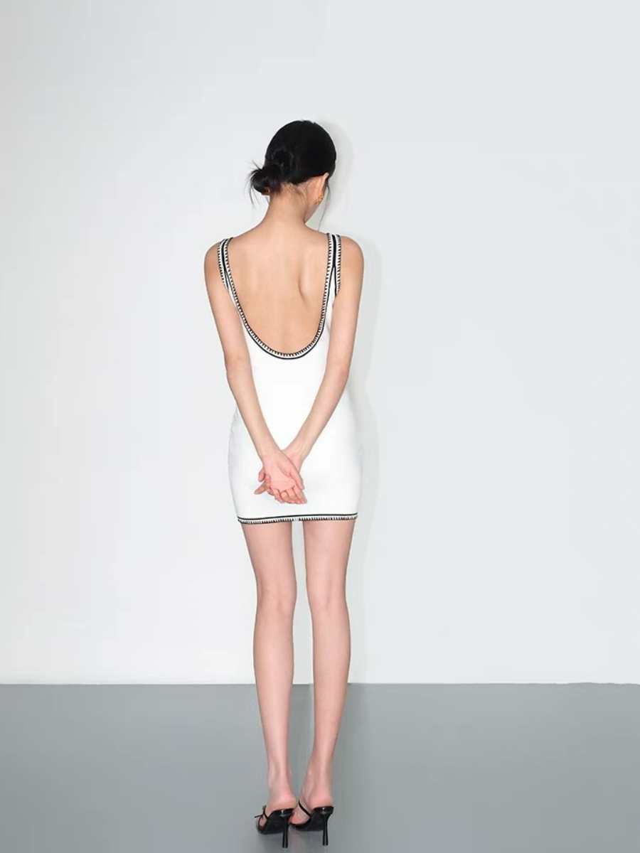 Kodi Colour Binding Knit Mini Dress