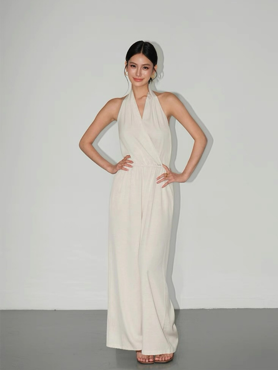 Whitley Halter Neck Jumpsuit