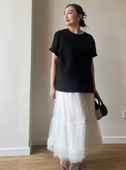 Venyce Layered Mesh Skirt